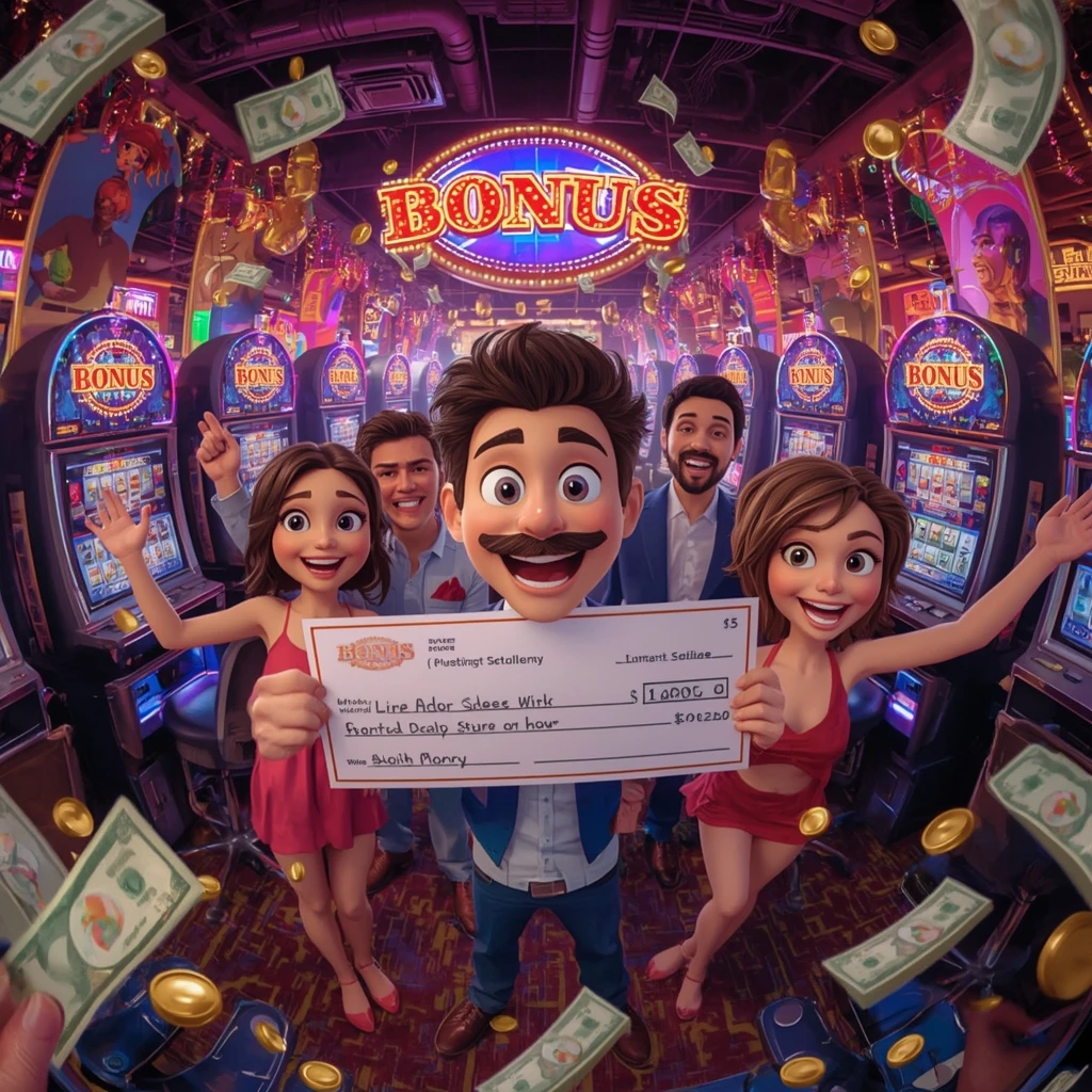 bonus dans les mains de l'homme au casino JACK21 CASINO