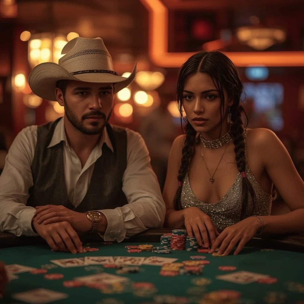 photo de deux joueurs de poker Jack21 Casino